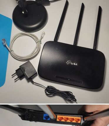 iptv: WiFi роутер TP-Link TL-WR940N v.5, 3 антенны, 4 порта LAN, 1 WAN