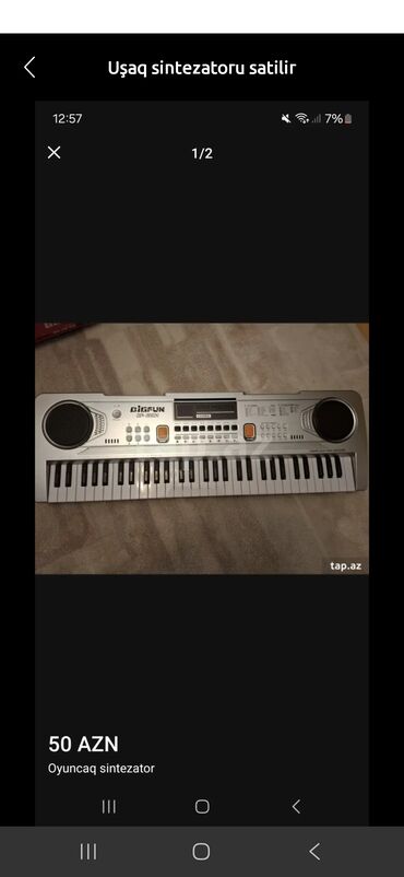 Akustik gitaralar: Bu, uşaqlar üçün hazırlanmış qırmızı rəngli akustik gitaradır — 5