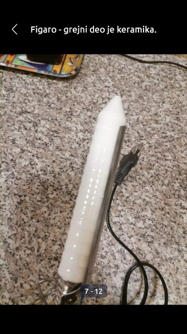 Figaro za kosu: Figaro sa keramičkim grejnim delom
Pogodan za lokne
 Mirjevo — 5