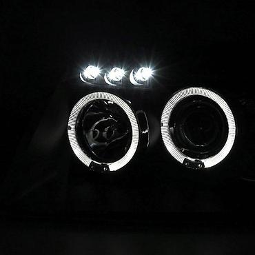 CRNI ANGEL EYES LED FAROVI JEEP GRAND CHEROKEE WJ | Crni tuning