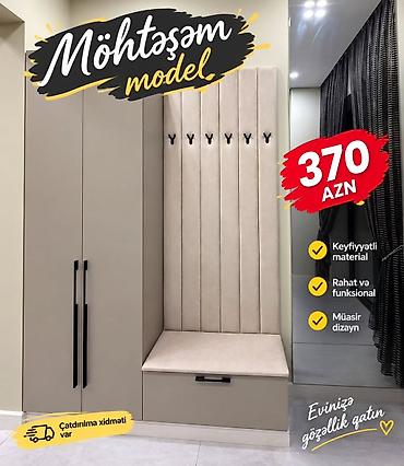 Yeni, 2 qapılı, Açılan, Düz dolab