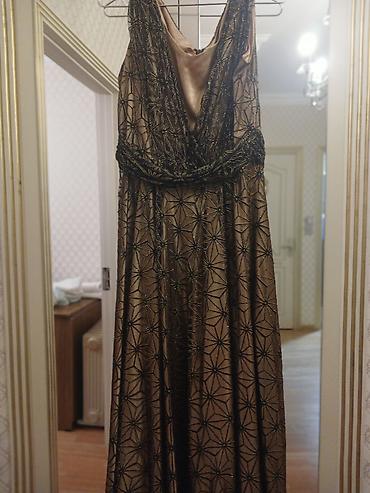 Ziyafət donları: 1) Bəzəkli yaxalı maxi don - Rəng: tünd bənövşəyi - Model: qolsuz — 15