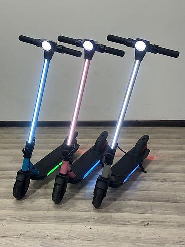 Elektrikli samokatlar: Скутер Elektrik Skuter – LED işıqlı, portativ şəhər nəqliyyatı — 10