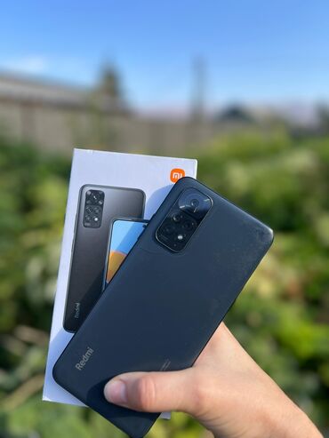 ремонт видеокарты: Redmi, Redmi Note 11 Pro, Колдонулган, 128 ГБ, түсү - Боз, 2 SIM