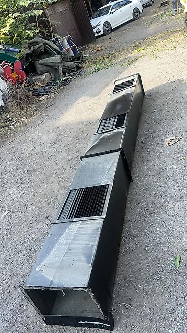 Другие детали вентиляции, охлаждения и отопления: Воздуховоды прямоугольные металлические (черные) - Материал: сталь — 12