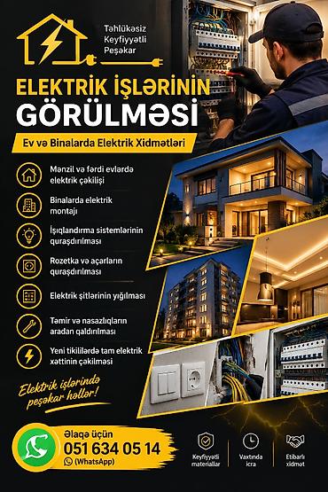 qapi ustasi baki: Peşəkar elektrik xidmətləri – ev və binalar üçün Təhlükəsiz — 1