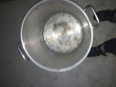 Tava-qazan dəstləri: Qazan, rəng - Gümüşü, Paslanmayan polad, Türkiyə — 16