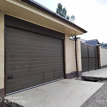 Откатные ворота: Откатные ворота из сэндвич‑панелей с автоматикой - Полотно — 103