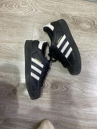 адидас суперстар: Кроссовки Adidas Superstar (классическая модель) - Цвет: чёрный с — 2