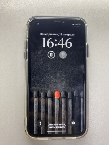 аккумулятор для телефона флай фс 517: IPhone Xr, Б/у, 64 ГБ, Черный, Чехол, 84 %