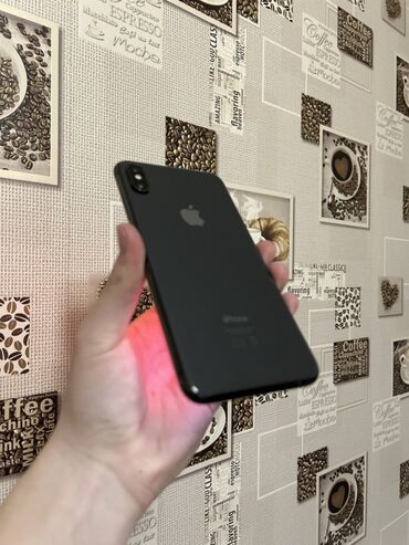 Техника и электроника: IPhone Xs Max, Б/у, 256 ГБ, Черный, Защитное стекло, 78 %