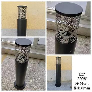 Baštenska rasveta: Stubne stubići lampe spoljne Bašta 220V E27. Čunjevi Stubne Stubovi — 3