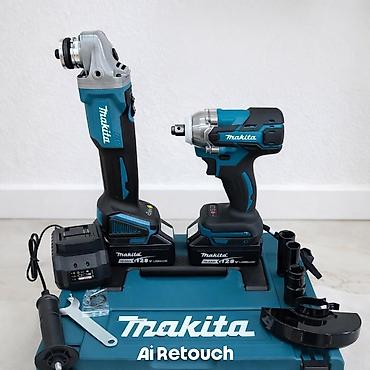 Makita 128V akkumulyatorlu elektrik alətləri dəsti Dəst tərkibi: -
