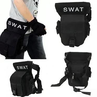 zara torba za plazu: TORBICA OKO NOGE I STRUKA SWAT | CRNA BOJA NA STANJU. SWAT Torbica — 1