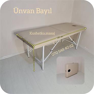 Mebel: Yeni, Masaj kuşetkası, Qatlanan, rəng - Qara — 3
