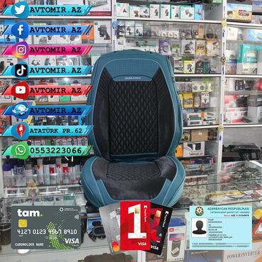 Oturacaq örtükləri: Oturacaq üçün cexol ( örtük, çexol ) istənilən avtomobilə var. Qiymət — 13