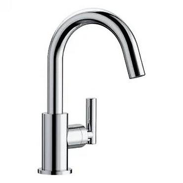 Slavine: Moderan jednoručni lavabo-mixer, visokog luka (G‑oblika), hrom završna — 11