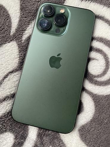 iphone x plus: IPhone 13 Pro Max, зелёный. Память 256 ГБ. АКБ 81% Все родное — 1