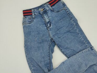 straight jeans damskie: 2XS, stan - Dobry