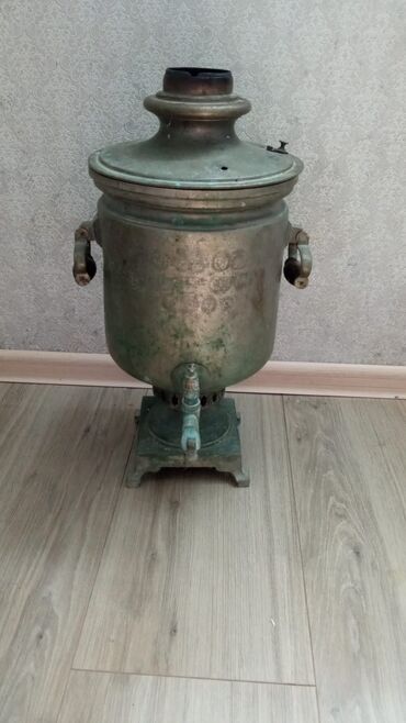 samovar qiymetleri: Б/у Дровяной Самовар, 7 л, Самовывоз