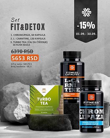 detox line: FIT&DETOX set – sve za podršku metabolizmu i detoks rutini u — 1