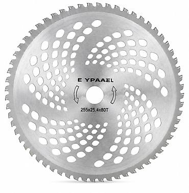 Kəsici disklər: №: 10804 Məhsulun adı: Otbiçən üçün 60 dişli karbid disk 255×25.4 mm — 1