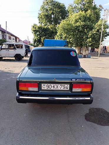 VAZ (LADA): VAZ 2107 sedan - Kuzov: 4 qapılı sedan, tünd yaşıl rəng - Mühərrik — 2