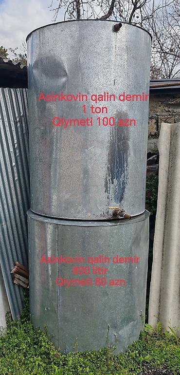 ucuz sobalar: Məhsul: Asinkovin qalın dəmir su çənləri - Üst çən: tutumu 1 ton — 1