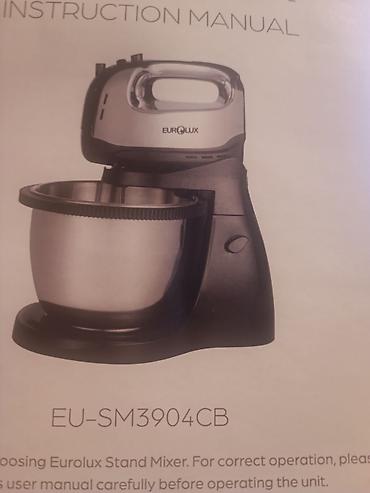eurolux mixer: Eurolux EU-SM3904CB stasionar mikser - Marka/model: Eurolux — 1