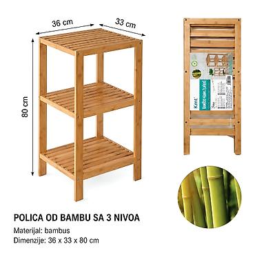 KMT Polica za odlaganje nivoa 5404424-A Polica sa tri nivoa za