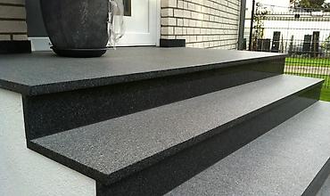 Лестницы из гранита, мрамора: Обожженный граниты на лестницы и глянцевые💯 ангола блек гранит Самый — 5