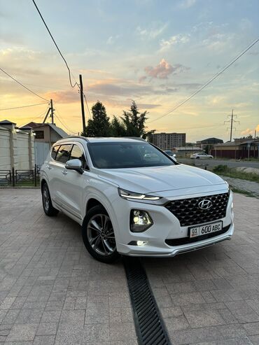 продаю аворийное авто: Hyundai Santa Fe: 2019 г., 2.2 л, Автомат, Дизель, Кроссовер