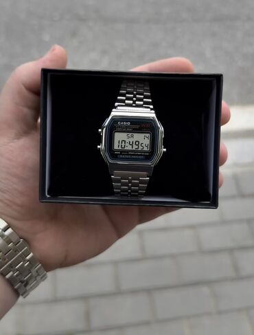 gün eynekleri: Yeni, Qol saatı, Casio, rəng - Gümüşü