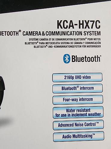 agv kask: Kenwood KCA-HX7C – motosiklet üçün Bluetooth kamera və kommunikasiya — 3