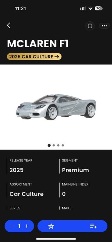 Markalar: McLaren, 2025 il, 1:64, Dəmir