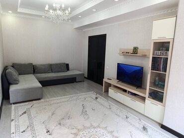 ак кеме квартира: 2 бөлмө, 54 кв. м, Элитка, 8 кабат, Дизайнердик ремонт
