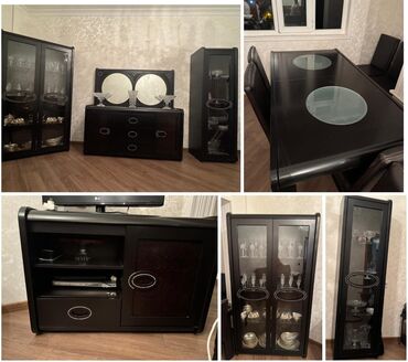 стенка ромео: Б/у, Комод, Стол и стулья, ТВ подставка