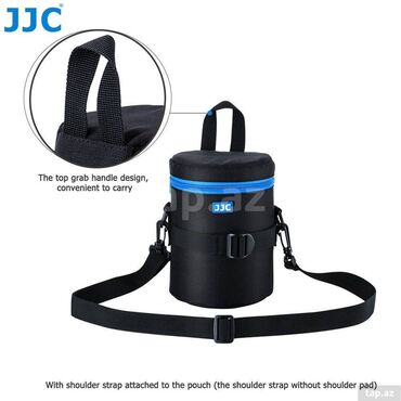Çanta və çexollar: JJC linza obyektiv çantası Yüksək keyfiyyətli su keçirməz, qalın — 2