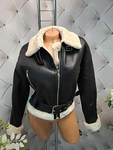 only ženske jakne: Ženska pilotska jakna sa krznom - Model: kratka “aviator”/biker — 2