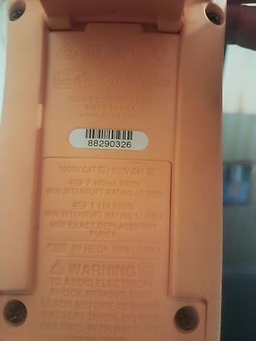 optik tester: Fluke 179 yeni işlənməyib — 2