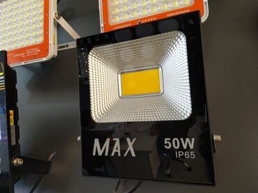 lupalı led: Qara rəngdə, 50W gücündə, IP65 standartına cavab verən MAX markalı LED
