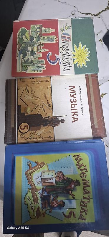 Комплект школьных учебников для 5 класса (Кыргызстан). В набор