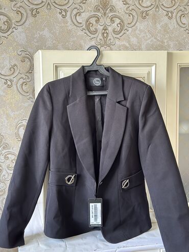 шерстяной пиджак женский: Пиджак, Классическая модель, Укороченная модель, Турция, M (EU 38)
