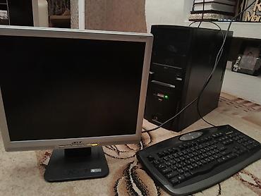 planşet alıram: Masaüstü kompüter komplekti - Sistem bloku: qara ATX korpus, ön — 1