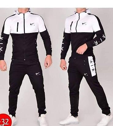 Muški sportski komplet – trenerka (gornji deo + donji deo). Materijal