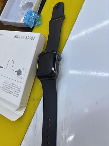 apple watch бишкек бу: Б/у, Смарт-часы, Apple, Сенсорный экран, цвет - Черный — 1