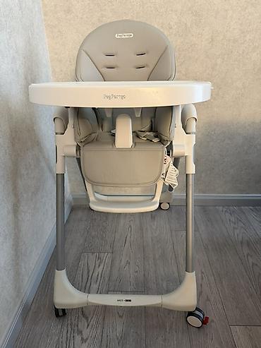 Yemək masaları, oturacaqları: Peg Perego yemək stolu ilə uşaq yemək kreslosu - Rəng: boz-ağ - — 1