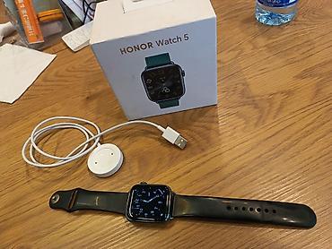s2000 smart watch: HONOR Watch 5 ağıllı saat Xüsusiyyətlər: - Kvadrat forma ekran — 2