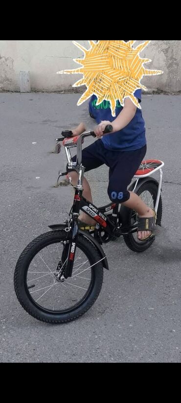 velosiped sekilleri: İşlənmiş İki təkərli Uşaq velosipedi Stels, 16", Ünvandan götürmə