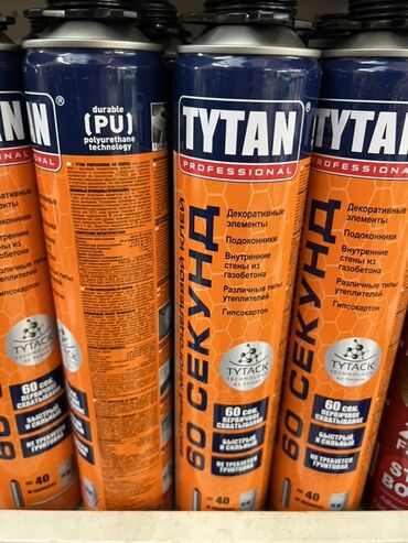 монтажные пены: Многоцелевой клей Tytan Professional в баллонах. Подходит для